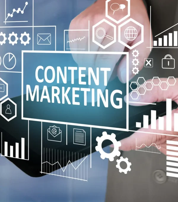 Content marketing portfolio showcasing blog and website content projects